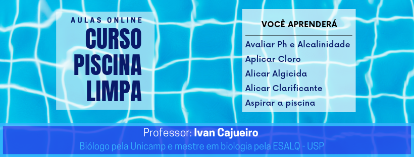 Curso sobre controle e limpeza de piscina